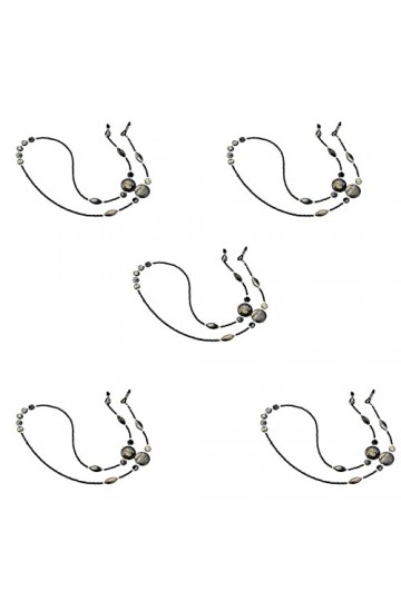 ELICNA Chaîne de lunettes en alliage, élégant et moderne, solide, antidérapant et anti - chute, coiffant, adapté pour masques