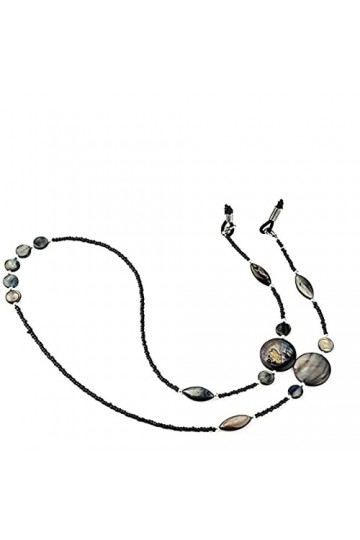 ELICNA Chaîne de lunettes en alliage, élégant et moderne, solide, antidérapant et anti - chute, coiffant, adapté pour masques