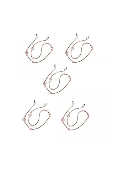 ELICNA Chaîne de lunettes en alliage, mode moderne, antidérapante, Anti-chute, modelage, adaptée aux masques, lunettes de sol