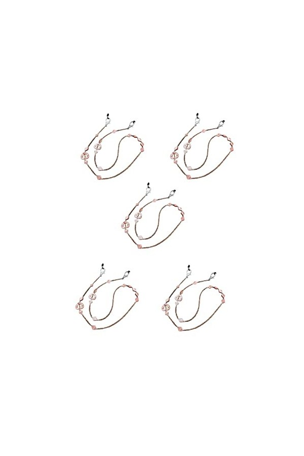 ELICNA Chaîne de lunettes en alliage, mode moderne, antidérapante, Anti-chute, modelage, adaptée aux masques, lunettes de sol