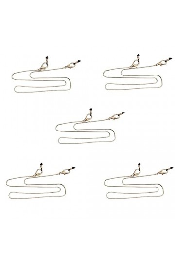 ELICNA Chaîne de lunettes en alliage, solide et durable, beau design, antidérapante, anti-chute, adaptée aux masques, lunette