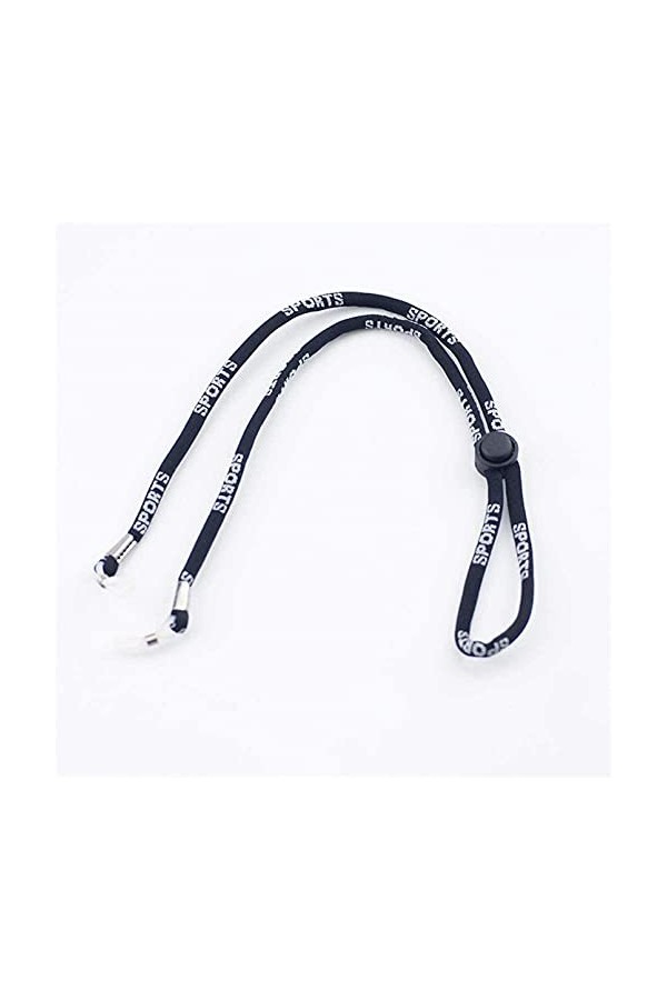 Chaînes de lunettes Corde de lunettes fixe épaissie réglable Corde à lunettes Chaîne de lunettes de sport Corde idéale pour l