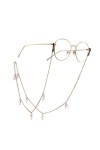 GYC Chaîne de Lunettes 70cm de Long Perles de Cristal en Forme de Larme Lunettes de Vue Lunettes de Soleil Lunettes de Soleil