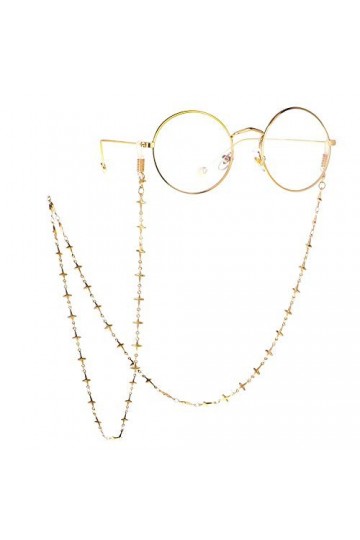 ChengBeautiful Chaîne Lunettes Chaîne Vintage Corde Ladies Lunettes Lunettes De Chaîne avec des Lunettes De Corde Décolleté d