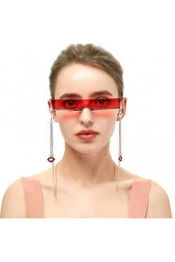 ChengBeautiful Chaîne Lunettes Lunettes De Soleil Corde Chaîne Lunettes De Corde avec des Lunettes De Corde Cou Chaîne Anti-d