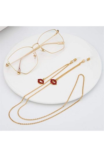 ChengBeautiful Chaîne Lunettes Lunettes De Soleil Corde Chaîne Lunettes De Corde avec des Lunettes De Corde Cou Chaîne Anti-d