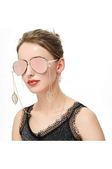 ChengBeautiful Chaîne Lunettes Mme Verres De Lunettes De Soleil Lunettes Ms Et dattache De La Sangle De Cou Chaîne Chaînes A