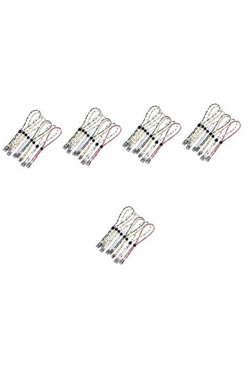 Operitacx 40 Pcs Lunettes Masque Lanière Masque DExercice Collier Délicat Enfants Collier Sangle De Lunettes Réglable Chaîne