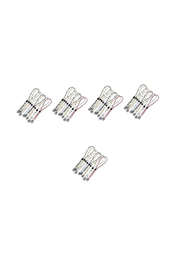 Operitacx 40 Pcs Lunettes Masque Lanière Masque DExercice Collier Délicat Enfants Collier Sangle De Lunettes Réglable Chaîne