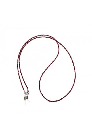 rainbow safety Cordon de Lunettes Porte-Lunette Pierre Naturelle Facettes RCF Garnet 