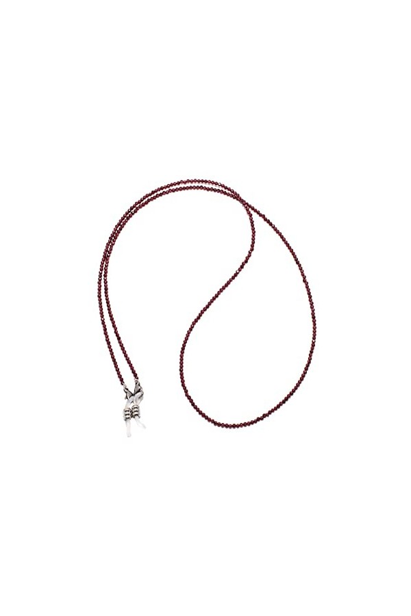 rainbow safety Cordon de Lunettes Porte-Lunette Pierre Naturelle Facettes RCF Garnet 