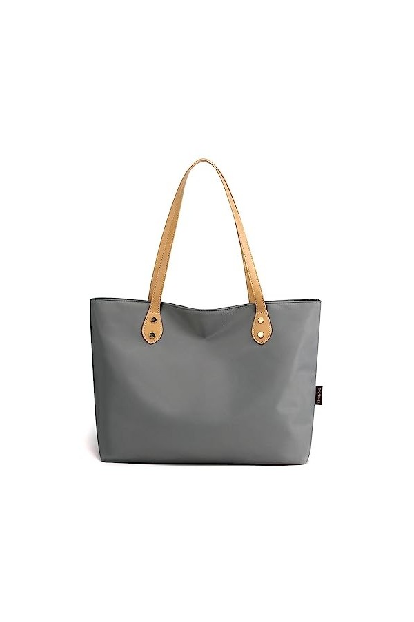 SMIUPIN Grand sac fourre-tout en nylon pour femmes, sac à main fourre-tout de grande capacité, sac à bandoulière décontracté,