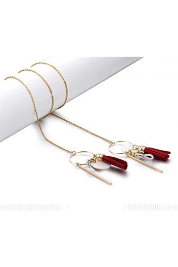 Chaînes de lunettes Femmes Chaîne de lunettes Cordons de lunettes Sangle de lunettes Cordon de cou Chaîne 80cm Idéal pour la 