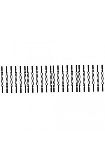 Healifty Collier De Lunettes De Soleil 24 Pièces Corde Extérieure Non-Activités Anti-Anti-Perte Cordon Élastique Noir Cordon 