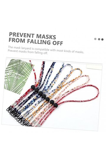 VILLCASE 40 Pcs Lunettes Masque Lanière Cordons De Lunettes Réglable Visage Couverture Lanière Chaînes De Lunettes Porte-Lune