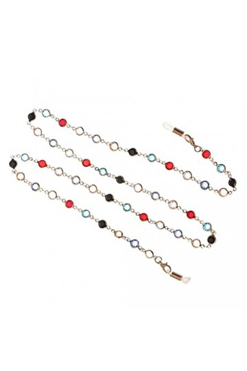 HJKOGH Unisexe Lunettes Chaîne Femmes Hommes Lunettes De Soleil Collier Lecture Lunettes Cordon Titulaire Lunettes Accessoire