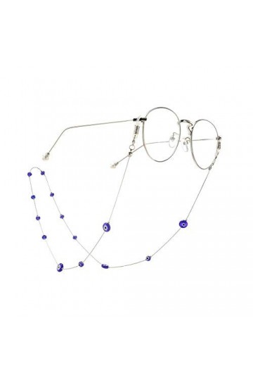 GYC Chaîne de Lunettes Porte-Lunettes Lunettes de Soleil Cordon Collier Chaîne à maillons Longes dextrémité en Caoutchouc Co