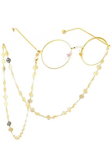 Chaîne de lunettes Motif Arbre de Vie Anti-dérapant Support de retenue de lunettes de soleil Chaîne de lunettes Lunettes Cord