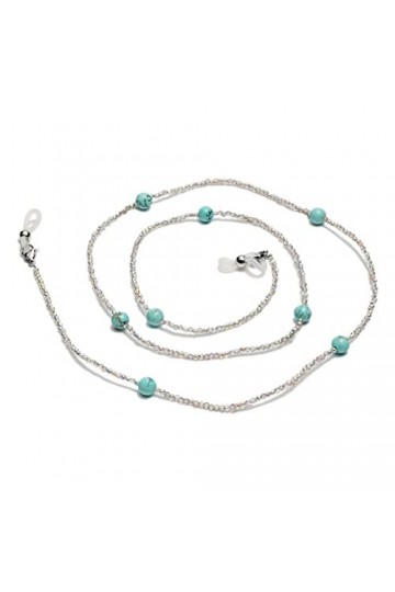 NOGRAX Chaînes Sangle de Lunettes for Femmes Chaînes de Masque Simples à Deux Tons Sangles de Lunettes de Soleil élégantes C