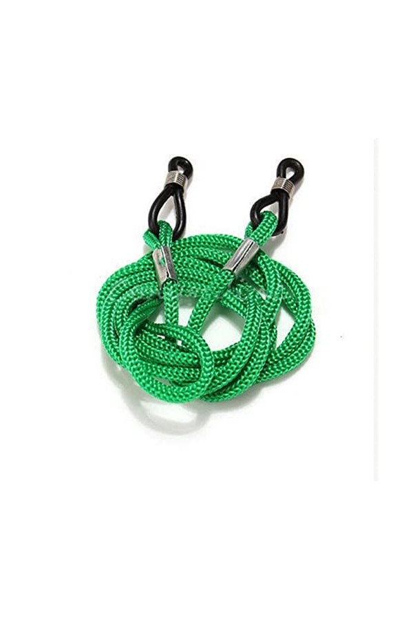 Collier de sangle de lunettes, chaînes de lunettes longes style minimaliste chaîne de perles carrées chaîne de lunettes laniè