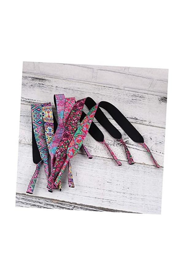 Mikikit 6 Pièces Collier De Lunettes Porte-lunettes Cordons De Lunettes Cordon De Lunettes Des Sports Sangle De Lunettes De S