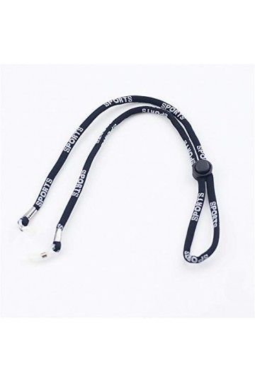 ZWEBY Chaînes de Lunettes Femmes Lunettes Mme Longe Vous Voyagez for Le Travail Couleur : Schwarz, Size : 80cm 