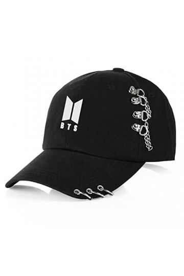 BTS Casquette De Baseball Kpop Hat Hip Hop Hat Casual Cap Chapeaux De Soleil Parfait pour Les Activités De Plein Air Taille R