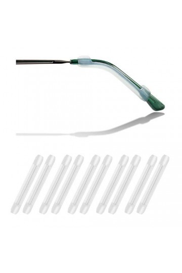 YR Lot de 5 paires dembouts de lunettes en silicone souple, antidérapants, élastiques et confortables pour lunettes de solei