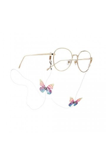 GYC Personnalité Papillon Strass Lunettes Chaîne Sangle Lunettes De Soleil Titulaire Lanière Collier Lunettes Titulaire Lunet