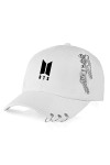 BTS Casquette De Baseball Kpop Hat Hip Hop Hat Casual Cap Chapeaux De Soleil Parfait pour Les Activités De Plein Air Taille R