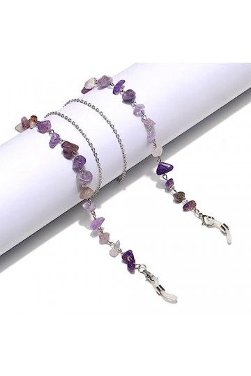 Chaîne De Lunettes pour Femmes Cordon À Lunettes De Soleil Lanière De Cordon De Retenue Légère Et Durable, Anti-Perte pour Lu