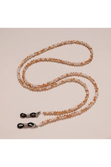 Chaîne de Lunettes en Cristal pour Femmes Élégant Support de Lanière de Lunettes de Soleil Lunettes de Lecture Sangle Chaîne 