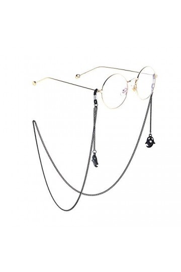 GALSOR Chaînes et cordons de lunettes Eyeglass en acier inoxydable chaîne de lunettes Holder lunettes corde anti-perte chaîne