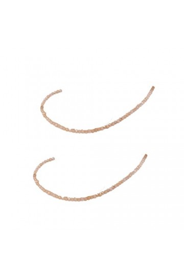 2 morceaux de chaîne de lunettes en pierre naturelle de 4 mm, robuste, petite et belle, tendance, antidérapante ne tombe pas,