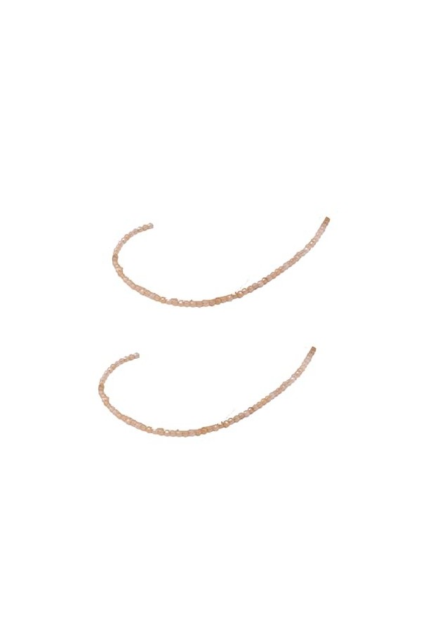 2 morceaux de chaîne de lunettes en pierre naturelle de 4 mm, robuste, petite et belle, tendance, antidérapante ne tombe pas,