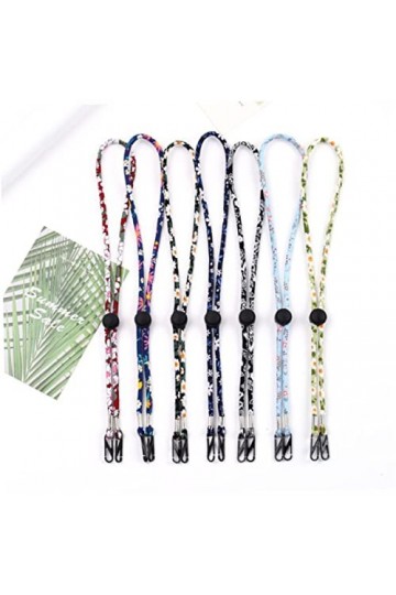 STOBOK 32 Pcs Lunettes Lanière De Masque Lunettes De Sport Masque Adulte Lanière Perlée Collier Chaîne De Lunettes Cordon De 