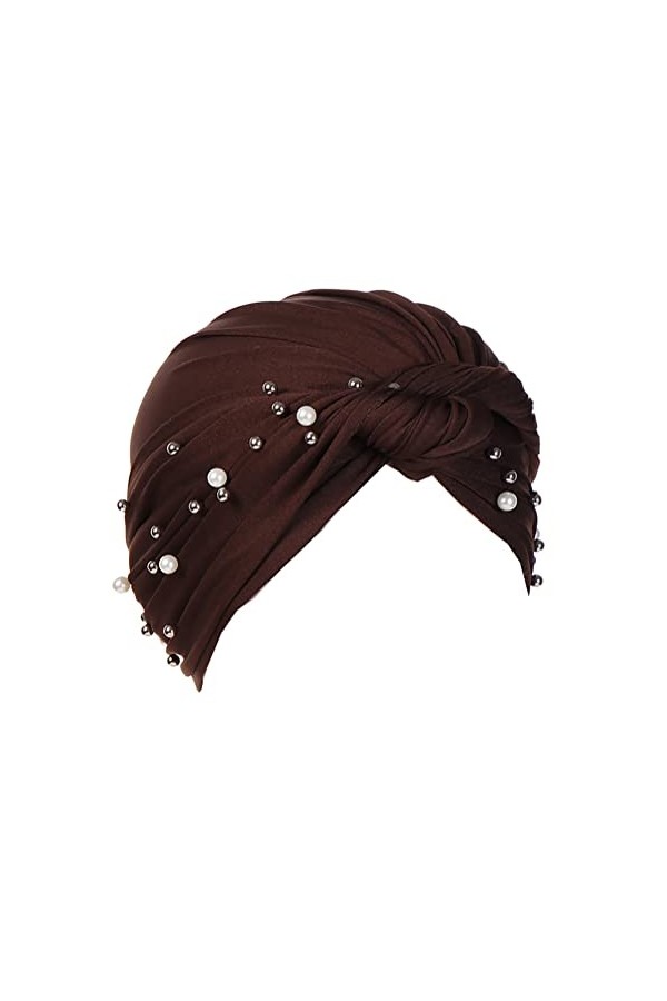 Vobozeany Turbans pour Femmes Chimio Turban pour La Tête Élégant Casquettes Bonnets De Tissu Beanie pour Cancer Chimiothérapi