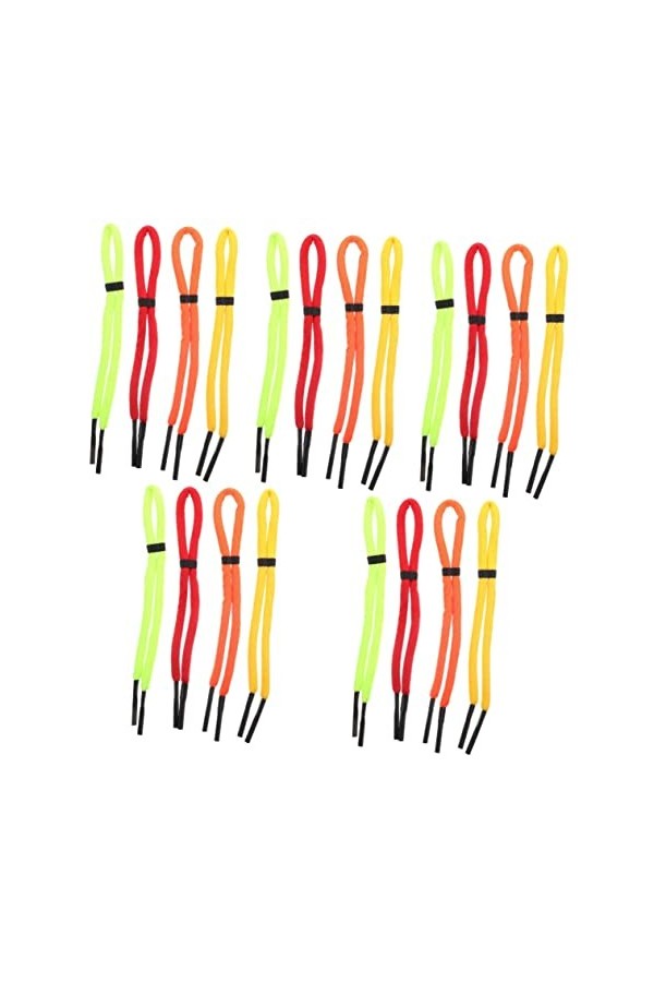 Healifty 20 Pièces Cordon De Lunettes en Mousse Lunettes De Mode pour Lunettes De Soleil De Sport Sangle De Lunettes Flottant