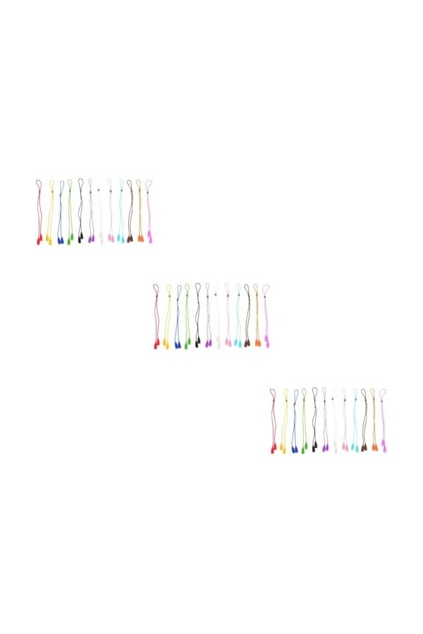 DOITOOL 36 Pcs Cordons De Lunettes Sangles Sangle De Lunettes En Silicone Réglable Retenue De Lunettes Lunettes De Soleil Pou
