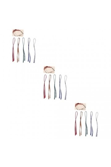 Housoutil 15 Pcs Lunettes De Sport Lunettes De Retenue Titulaire Sangle Lunettes De Retenue Lunettes De Retenue Réglable Lune