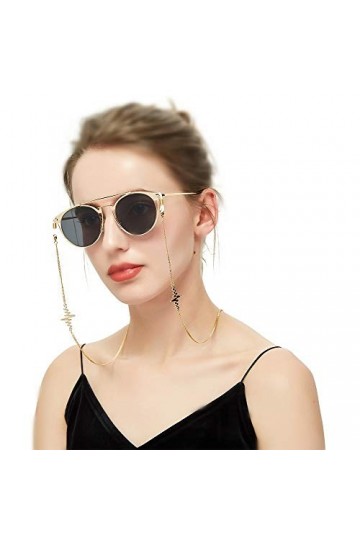 ZWEBY Chaînes de Lunettes Femmes Lunettes De Femmes avec Une des Chaînes À Neige Corde Chaîne De Cou Polyvalent Et Facile À U