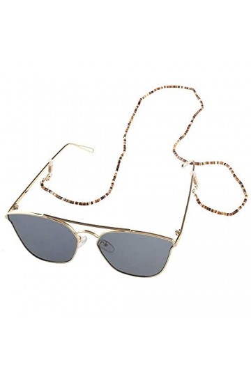 YANJ Lunettes de Soleil en chaîne avec chaîne de Cou, Lunettes en Corde, chaîne de Lunettes, chaîne de Lunettes Unisexe, lani