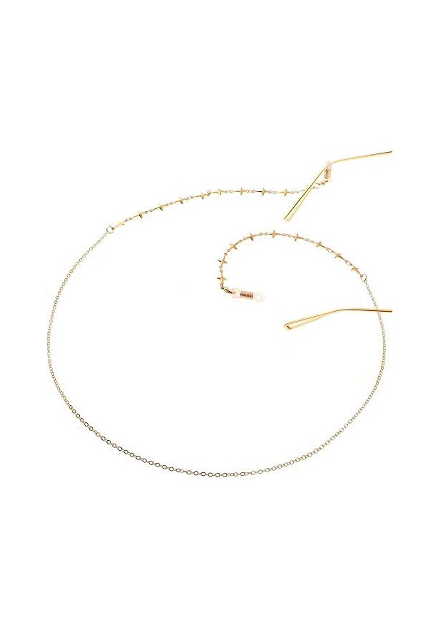 GYC Personnalité Chaîne de Lunettes Porte-Corde de Lunettes en métal Lunettes de Soleil Lanière Sangle Chaîne de Cou Chaîne d