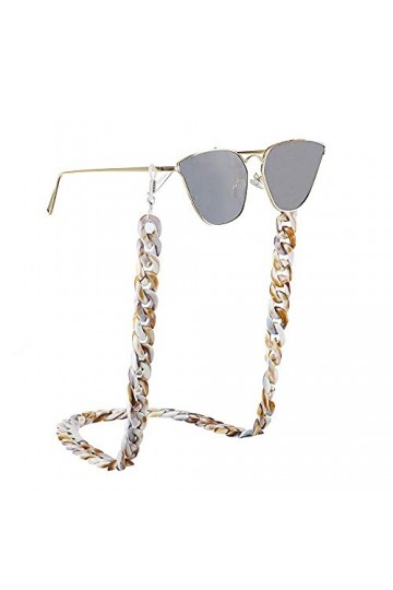 Chaîne de lunettes pour femme Chaîne de lunettes de soleil antidérapante Cordons de lunettes Sangle de lunettes Chaîne de cor