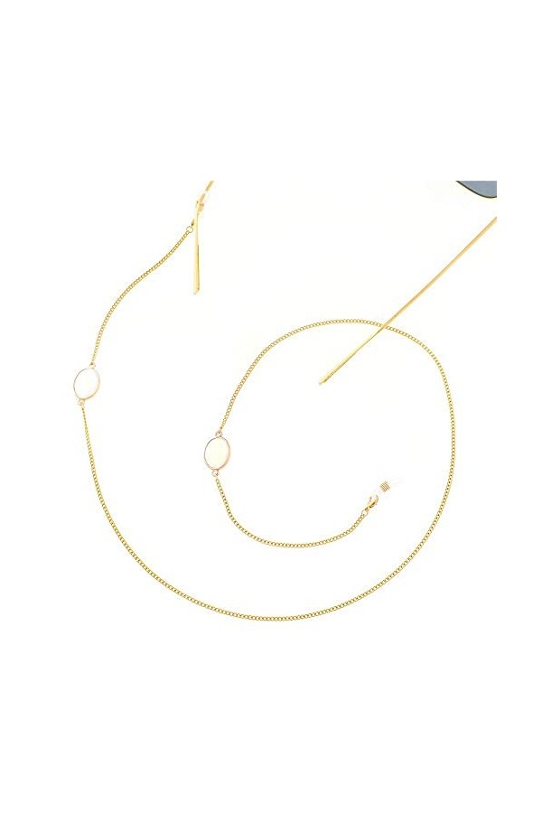 Chaîne de lunettes pour femme Chaîne de lunettes de soleil antidérapante unisexe Cordons de lunettes Sangle de lunettes Chaîn