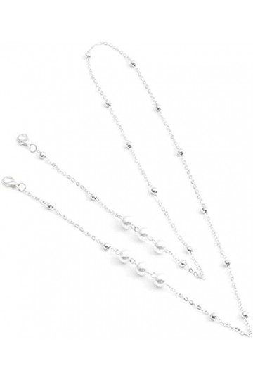 REVAHI Chaînes de Lunettes et Cordon - Cordon de Lunettes élégant en Or/Argent Anti-Perte de Lunettes de Lecture St- Convient