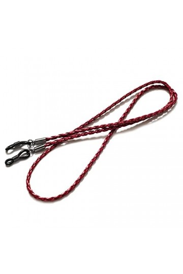 Collier de sangle de lunettes, chaînes de lunettes, cordons de lunettes en cuir coloré, sangle de cou, corde de corde, cordon