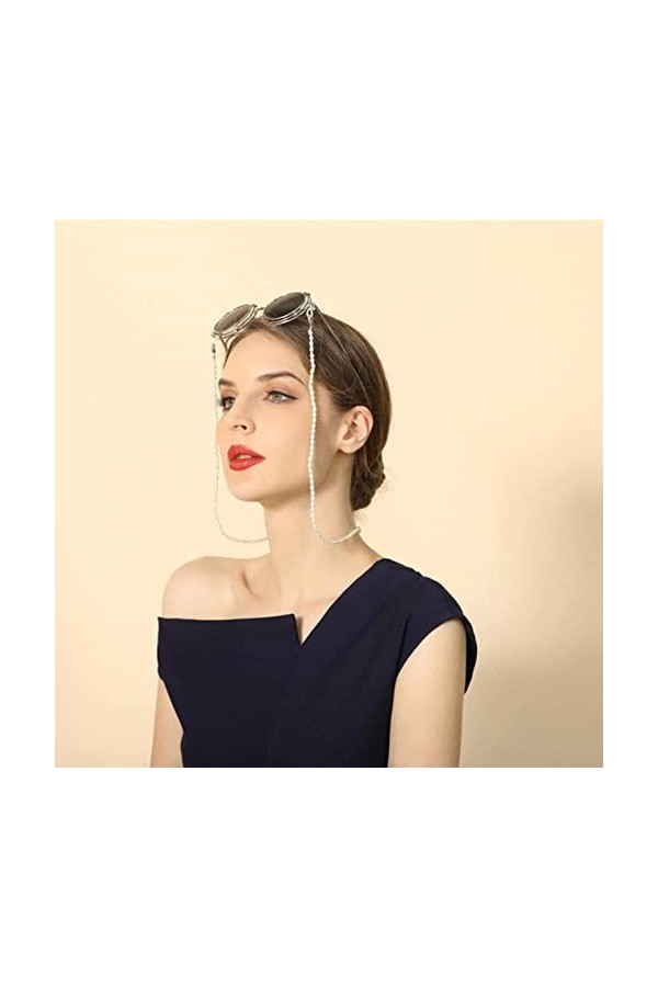 REVAHI Porte-chaîne de Lunettes élégant pour Femmes et Filles.