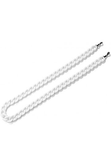 SCIBOR Lien de Mode Acrylique chaîne de Lunettes Texture Porte-Lunettes de Soleil Sangle de retenue de Lunettes pour Les Femm