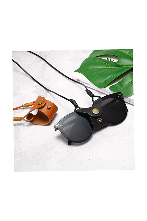 DOITOOL 5 Pièces Étui à Lunettes Ficelle à Lunettes Sangle De Lunettes De Soleil Pour Femmes Chaîne Pour Lunettes Autour Du C